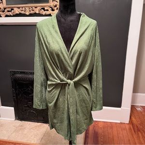 NWT Zara  green tie dress!